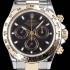 레플리카 [로렉스] 남성용 최상급 퀄리티 데이토나 116503 18K 옐로골드 포금 제품!! 크로노그래프 18K 옐로골드 투톤 콤비 블랙 다이얼 오토매틱 무브먼트 ROL0304  