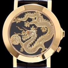 레플리카 [피아제] 남성용 폴로 시리즈 골드 룡토템 블랙 다이얼 스위스 쿼츠무브 PIA4201  