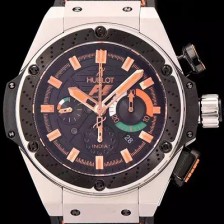 레플리카 [휴블렛] 남성용 빅뱅 킹파워 F1 48mm 버전 블랙 다이얼 오토매틱 무브먼트 HUB0451  