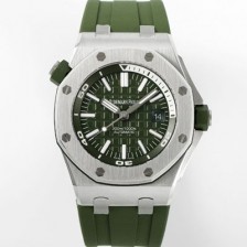 레플리카 [오데마피게] 남성용 로얄오크 오프쇼어 15710ST.OO.A052CA.01 신형 다이버!! 42mm 오토매틱 무브먼트 카키 다이얼 aud6575  