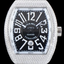 레플리카 [프랭크 뮬러] 남성용 마스터 컴플리케이션 V45 SC DT YACHTING 5N 뱅가드 요팅!! 일본산 최상급 퀄리티의 쥬얼셋팅 케이스 블랙&화이트 다이얼 스위스 ETA 2824-A2오토매틱 FRA0414  