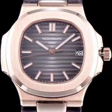 레플리카 [파텝필립] 남성용 노틸러스 5711R최신버전 업그레이드형!! 로즈골드 브라운 다이얼 브레이슬릿 아시안 무브먼 PAT422  