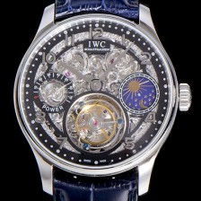 레플리카 [아이더블유씨]남성용  포르투기즈 42미리 수동/기계식 투어빌론(뚜르삐옹) 스켈래톤 다이얼 블랙다이얼 IWC90007  