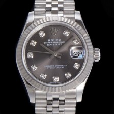 레플리카 [로렉스] 여성용 2021신상 데이져스트 오토매틱 ETA-2688 31mm 메탈줄 그레이 다이얼 rol03824  