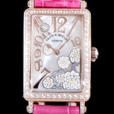 레플리카 [프랭크뮬러] 여성용 롱아일렌드 952 QZ ORC D 1R 컬력션 최상급 퀄리티의 쥬얼셋팅 케이스 핑크 마더 오브 펄 다이얼 스위스 쿼츠 무브먼트 FRA0451  