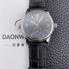 레플리카 [로렉스]남성용 셀리느 1908 퍼페추얼 m52509 39mm 오토매틱 Cal.7140타입 블랙 다이얼 rol5627  