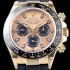 레플리카  [로렉스] 남성용 VIP타입 크로노그래프 데이토나 116518LN 오이스터플렉스 40MM UP!! 18K 옐로우 골드 샴페인 컬러와 블랙 다이얼 ETA 7750B-2 오토매틱 무브먼트 ROL0001  