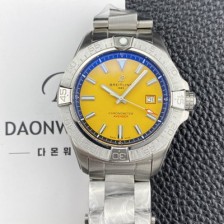 레플리카 [브라이틀링] 남성용 어벤져 44mm 메탈줄 오토매틱 2836-2 타입 옐로우 다이얼 bre6069  