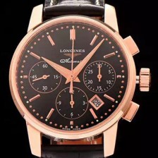 레플리카 [론진] 남성용 마스터 컬렉션 크로노그래프 오토매틱 블랙다이얼 LON0440  