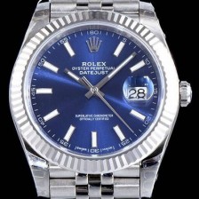 레플리카 [로렉스] 남성용 데이저스트 II 126334 블루 다이얼 야광 스틱 인덱스 스틸 브레이슬릿오토매틱 무브먼트 ROL0001  