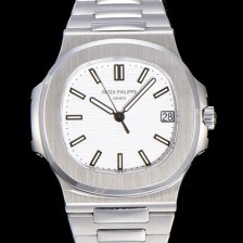레플리카 [파텍필립] 남성용 노틸러스 5711/1A-011 메탈줄 Cal.324 S C타입무브 오토매틱 40미리 화이트다이얼 PAT75348  