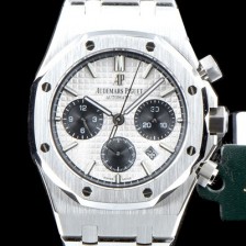 레플리카 [오데마피게] 남성용 신상 업데이트! 로얄오크 오프쇼어 26327TI.OO.D004CA.01 크로노그래프 화이트 와플 다이얼 브레이슬릿 오토매틱 무브먼트 AUD0204  