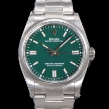 레플리카 [로렉스] 남성용 904스틸 오이스터 퍼페추얼 m126000 오토매틱 칼리버 3230타입 36미리 메탈시계 그린다이얼 ROL79888  