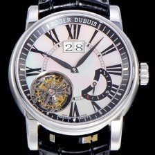 레플리카 [로저드빌]남성용  오마쥬 수동기계식 투어빌론(뜨루삐옹) 45미리 화이트다이얼 ROG22516  