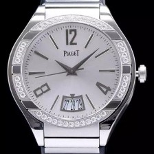 레플리카 [피아제] 남성용 폴로 화이트 실버다이얼 오토매틱 무브먼트 PIA4235  