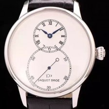 레플리카 [자케드로] 남성용 빅세컨즈 43mm 오토메틱 화이트다이얼 JAD4202  