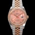 레플리카 [로렉스] 남성용 데이저스트 m126231 18K 로즈골드 로마인덱스 36mm 오토매틱 Cal.3235 무브먼트 핑크 다이얼 rol5364  