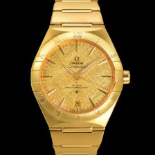 레플리카 [오메가] 남성용 1:1수제공정! 131.50.41.21.99.001 무브UP 컨스틸레이션 코-엑시얼 마스터 오토매틱 Cal.8900타입 41mm 18K 옐로우골드 메탈줄 골드 다이얼 omg20188  