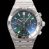 레플리카 [브라이틀링] 남성용 크로노맷 B01 오토매틱 ETA7750-2 타입 42mm 메탈줄 그린다이얼 bre05296  