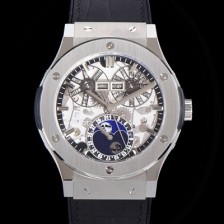 레플리카 [휴블렛] 남성용 클래식퓨전 오토매틱 Hub1131타입 문페이즈 42mm 러버우레탄줄 스켈래톤다이얼  hub1315  