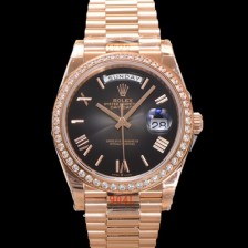 레플리카 [로렉스] 남성용 New 데이데이트 m228345rbr-0025 무게187g 18K 로즈골드 40mm 오토매틱 Cal.2836-2 타입 다이아몬드/슬레이트 옴브레 다이얼 rol5401  