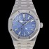 레플리카 [오데마피게] 남성용 하이엔드 37mm로얄오크 15450ST 블루 와플 다이얼 Cal.3120오토매틱 무브먼트 AUD6508  