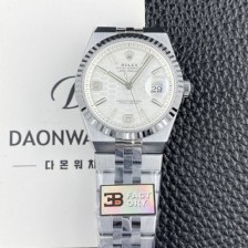 레플리카 [로렉스] 남성용 랜드드웰러 m127234 플랫 주빌리 36mm 오토매틱 Cal.7135타입 화이트 다이얼 rol5636  