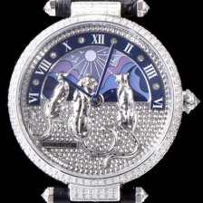 레플리카 [까르띠에] 남성용 레브 드 팬더 HPI00930 하이 쥬얼 세팅 픽첼 다이얼 스위스 쿼츠 무브먼 CAR0013  