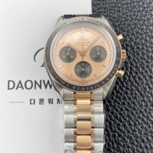 레플리카 [오메가] 남성용 스피드마스터 프로페셔널 310.20.42.50.99.001 문워치 42mm 18K 로즈골드 수동형 Cal.3861타입 핑크 다이얼 omg0263  