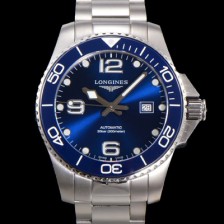레플리카 [론진] 남성용 하이드로콘퀘스트 L3.781.4.96.6 세라믹 베젤 41mm 블루 다이얼 L888 오토매틱 무브먼트  lon2916  