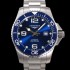 레플리카 [론진] 남성용 하이드로콘퀘스트 L3.781.4.96.6 세라믹 베젤 41mm 블루 다이얼 L888 오토매틱 무브먼트  lon2916  
