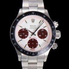 레플리카 [로렉스] 남성용 1965년 모델  클래식 코스모그래프 데이토나  Ref.6239 수동감기/기계식 37mm 스크류 다운 푸셔 메탈줄 화이트다이얼 rol1535  
