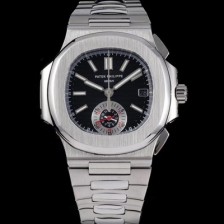 레플리카 [파텍필립] 남성용 노틸러스 5980/1A-014 오토매틱 Cal.CH 28-520 C 타입 40.5mm 메탈줄 블랙 다이얼 pat2225  