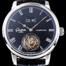 레플리카 [글라슈테 오리지날] 남성용 세나토 1-94-03-04-04-04 데이트 투르비옹 블랙 다이얼 아시안 투어빌론 탑재 무브먼트 GLA4221  