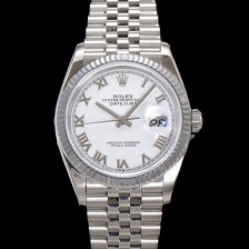 레플리카 [로렉스] 남성용 데이저스트 m126234 로마인덱스 36mm 오토매틱 Cal.3235 무브먼트 화이트 다이얼 rol5357  