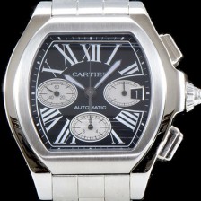 레플리카 [까르띠에] 남성용 로드스터 크로노그래프 블랙다이얼 CAR0302  