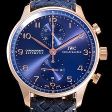 레플리카 [아이더블유씨]남성용 포르투기져 IW371614 크로노그래프 부티크 41미리 블루다이얼  IWC64001  