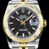 레플리카 [로렉스] 남성용 1:1퀄리티!! 데이져스트 116233 오이스터 36mm 18K 옐로우골드 블랙 다이얼 쥬빌리 브레이슬릿 칼리버 3135타입 오토매틱 무브먼트 ROL0300  