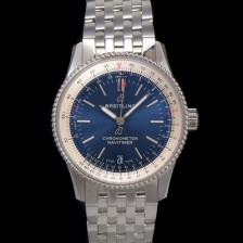 레플리카 [브라이틀링] 남성용 네비타이머 A17325211C1A1 크로노그래프 오토매틱 2824타입 38mm 메탈줄 블루 다이얼 bre6025  