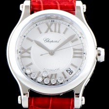 레플리카 [쇼파드] 여성용 베스트셀러!!해피 스포츠 278559-3008 36MM 스테인리스 스틸 다이아몬드 화이트 다이얼 오토매틱 무브먼트 CHO0205  