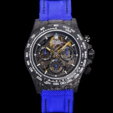 레플리카 [로렉스]남성용 데이토나 포지드카본 40mm 크로노그래프 오토매틱 Cal.4130 무브먼트 스켈레톤 다이얼 rol5369  