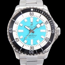 레플리카 [브라이틀링 뉴 다이버워치] 남성용 슈퍼오션 44mm 오토매틱 ETA2824-2 타입 크로노미터 메탈줄 세라믹베젤 스카이블루다이얼 bre9686  