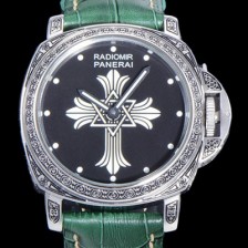 레플리카 [파네라이] 남성용 라디오미르 ETA 6497-2 수동/기계식 무브먼트 44미리 가죽줄 블랙다이얼 PAN73331  