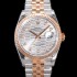 레플리카 [로렉스] 남성용 904L스틸!! 2023신형 데이져스트 36mm II m126231 !! 로즈골드 실버 다이얼 브레이슬릿 신형 Cal.3235 오토매틱 무브먼트 ROL19324  