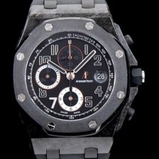 레플리카 [오데마피게] 남성용 로얄오크 오프쇼어 1:1 퀄리티 VIP타입 긴자 포지드 카본 에디션 블랙 다이얼 블랙 러버 스트랩 오토매틱 무브먼트 AUD0200  