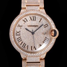 레플리카 [까르띠에] 남성용 럭셔리 풀다이아셋팅!! 발롱블루 드 까르띠에 HPI00582 