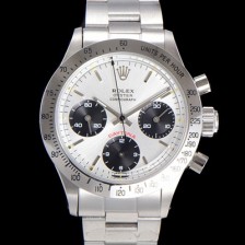 레플리카 [로렉스] 남성용 1965년 모델 클래식  코스모그래프 데이토나  Ref.6239 수동감기/기계식 37mm 스크류 다운 푸셔 메탈줄 화이트다이얼 rol5319  