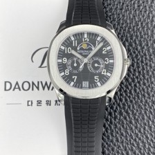 레플리카 [파텝필립] 남성용 아쿠아넛 5261R 루스 연간 캘린더 문페이즈 39.9mm 오토매틱 Cal.324 S C 타입 블랙 다이얼 pat2268  