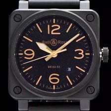 레플리카 [벨엔로즈] 남성용 인스트루먼트 03 오토메틱 블랙 다이얼 오토매틱 무브먼트 BEL4200  