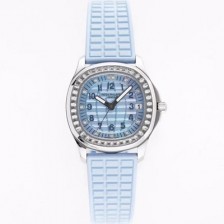 레플리카 [파텍필립] 여성용 아쿠아넛 5072G-001 35.6mm 오토매틱 Cal.324 타입 블루 다이얼 pat2233  